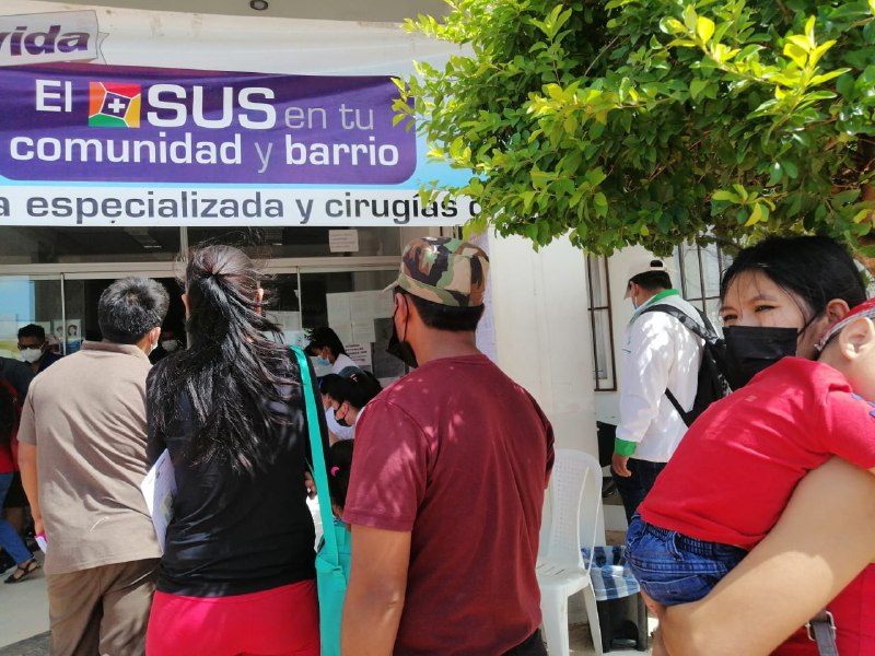 Feria del SUS lleva 18 especialidades médicas gratuitas al municipio de La Guardia