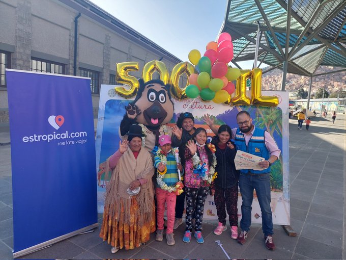 Mi Teleférico premia a Neida Samira con un viaje al Caribe