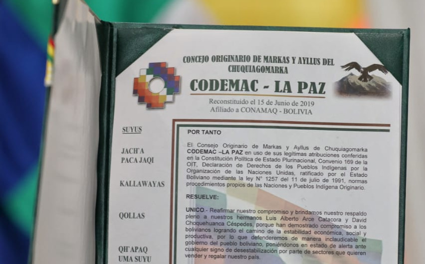 Presidente Arce resalta el espíritu revolucionario del Concejo Originario de Markas y Ayllus
