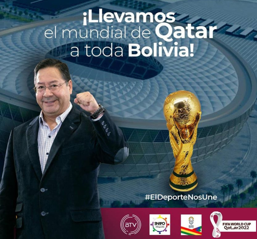 Bolivia TV, Red Patria Nueva y Rpo´s transmitirán los partidos del Mundial Qatar 2022