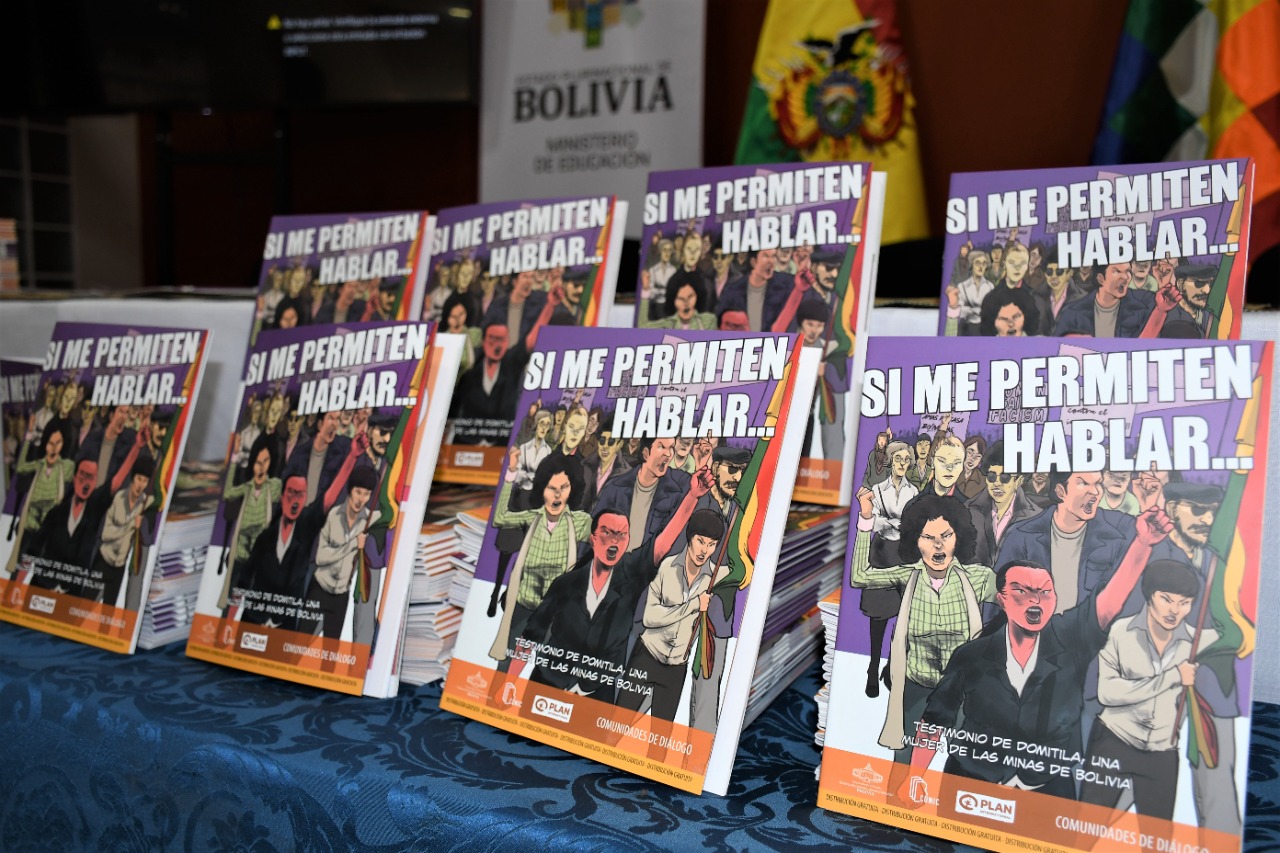 Entregan cómic “Si me permiten hablar…” para unidades educativas del país 