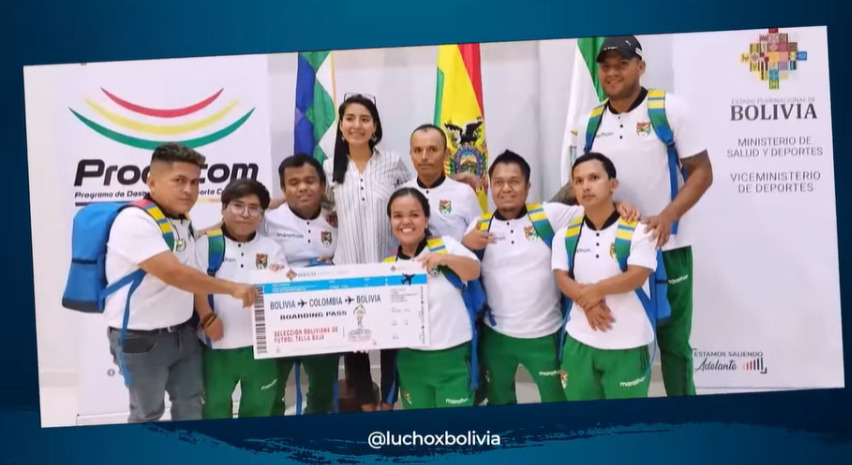 Arce garantiza participación de la Selección de Fútbol de Talla Baja en la Copa Intercontinental en Colombia