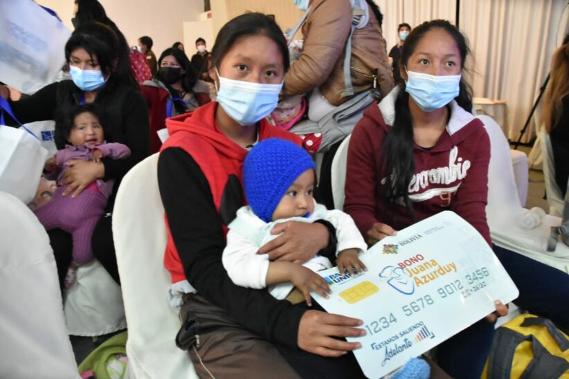 El Bono Juana Azurduy llegó a más 2,9 millones gestantes y niños menores de dos años