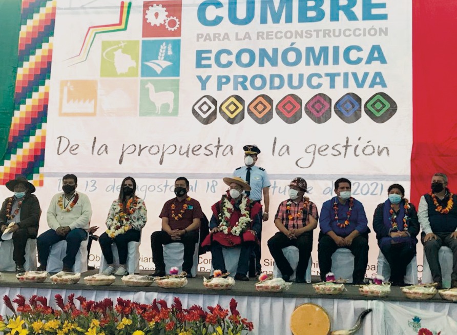 Chuquisaca será sede de la séptima Cumbre para la Reconstrucción Económica y Productiva