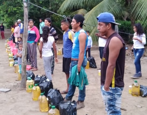 Entregan 11 toneladas de alimentos a 557 familias yuracarés damnificadas por inundaciones en Santa Cruz