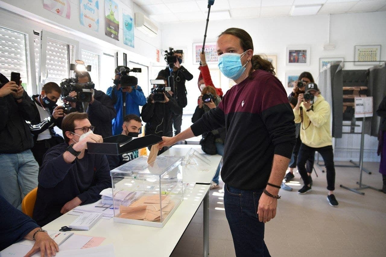 Pablo Iglesias tras elecciones en Madrid: “Dejo todos mis cargos y la política”