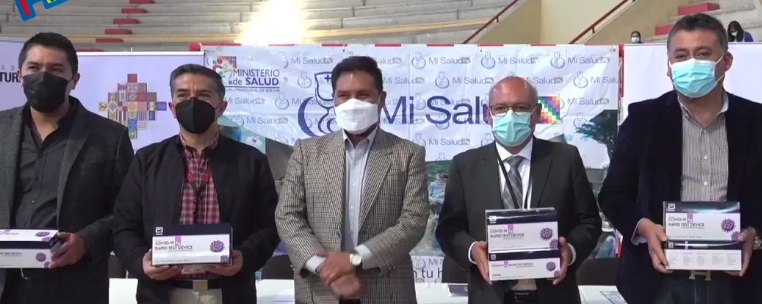 Sucre: Órgano Judicial recibe 1.000 vacunas y 10.000 pruebas anticovid para combatir el virus