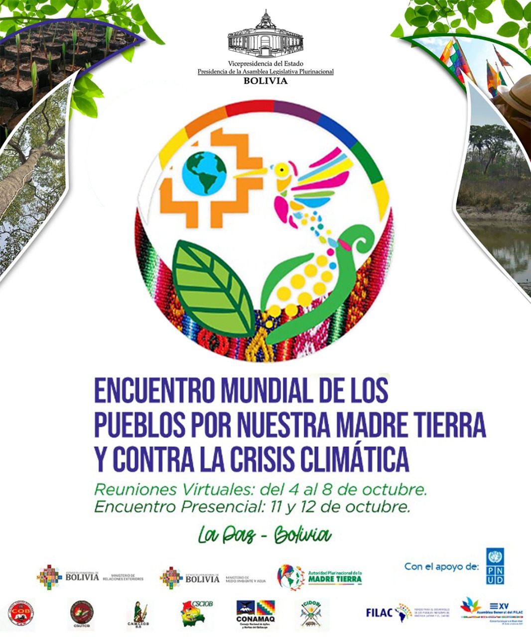 Inician actos preparatorios para el “Encuentro Mundial de los Pueblos por Nuestra Madre Tierra contra la Crisis Climática”