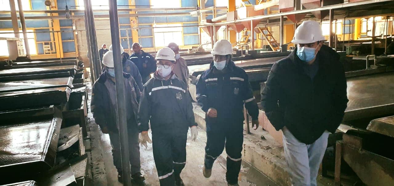 Inspeccionan el Ingenio “Lucianita” con capacidad de procesamiento de 3.000 toneladas de estaño por día