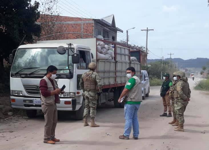 Senasag decomisa 10 toneladas de maíz de contrabando en Yacuiba