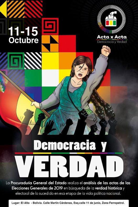 Procuraduría invita a participar en el análisis de las 35.000 actas electorales de 2019 en búsqueda de la “verdad histórica”