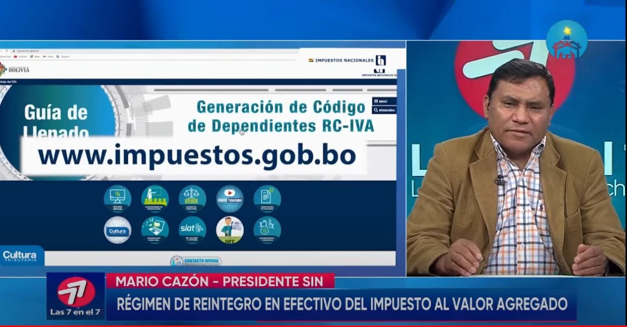 Impuestos reporta la devolución de Bs 24,9 millones a 65.336 beneficiarios del Re-IVA e invita a renovar el registro