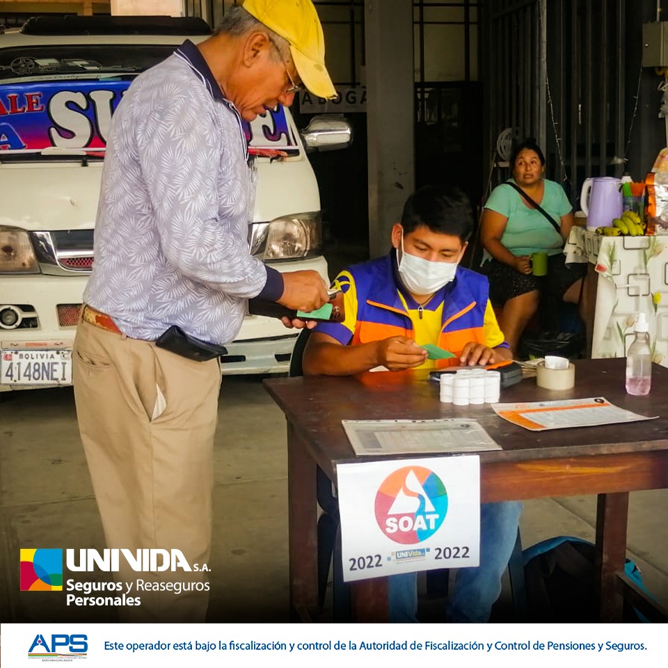 UNIVida exhorta a adquirir el SOAT 2022 en cualquiera de sus 3.000 puntos de venta
