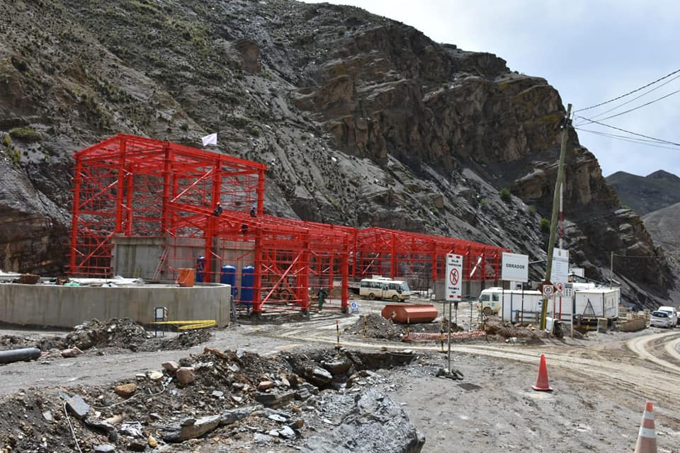 Villavicencio: Avanza “satisfactoriamente” la construcción de planta concentradora de Colquiri