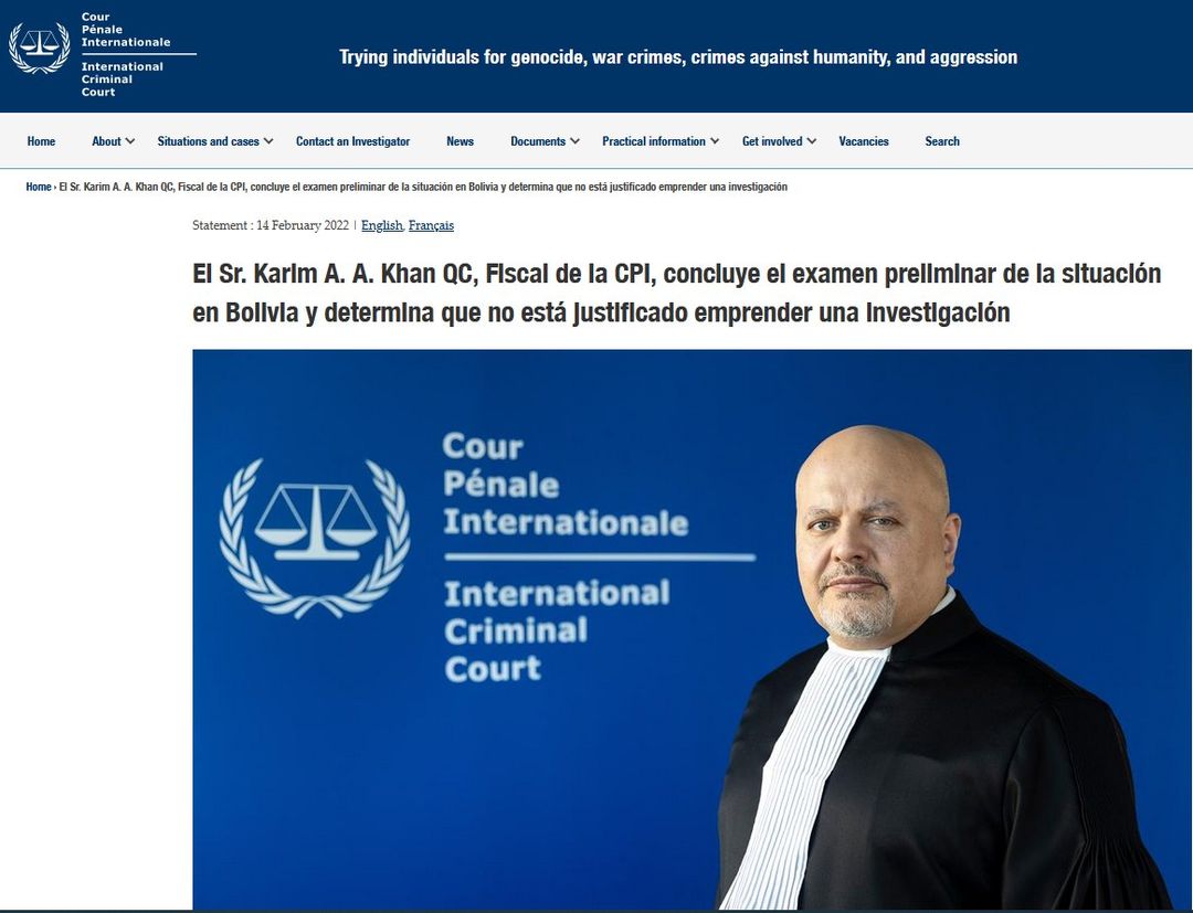 Justicia aclara que la decisión de la CPI es vinculante y que el Gobierno acatará sus alcances