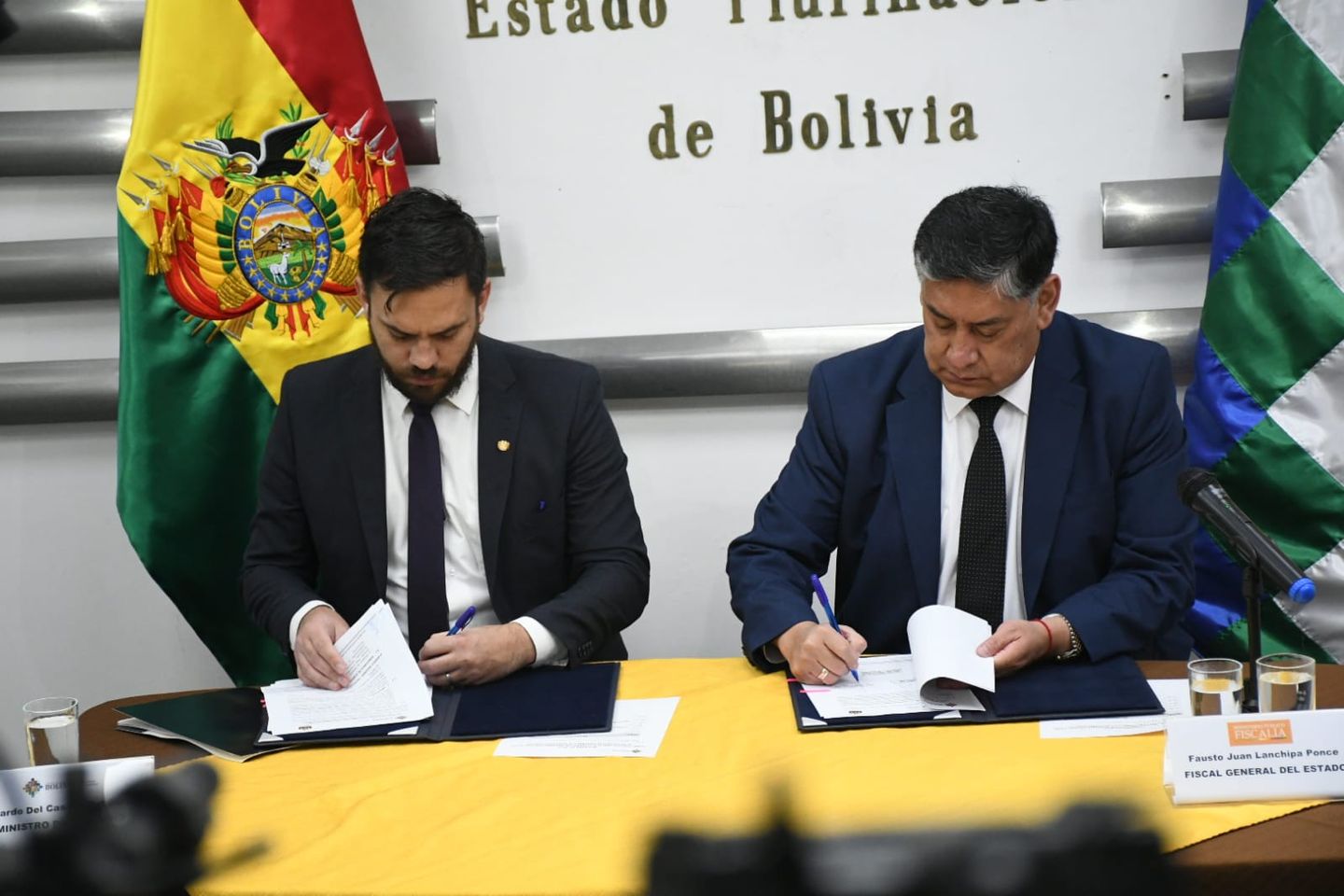 Fiscalía y Ministerio de Gobierno intercambiarán información sobre los privados de libertad en tiempo real