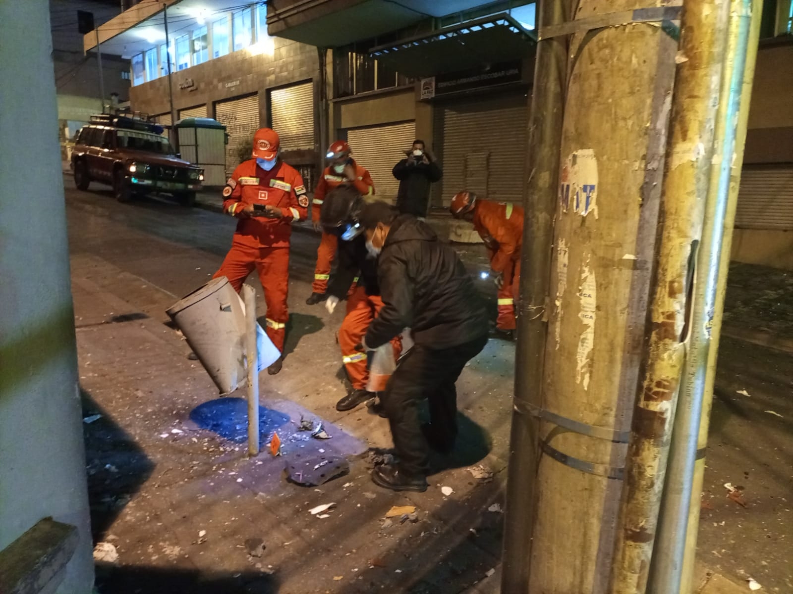 Identifican a persona que provocó explosión y causó daños en edificios en La Paz