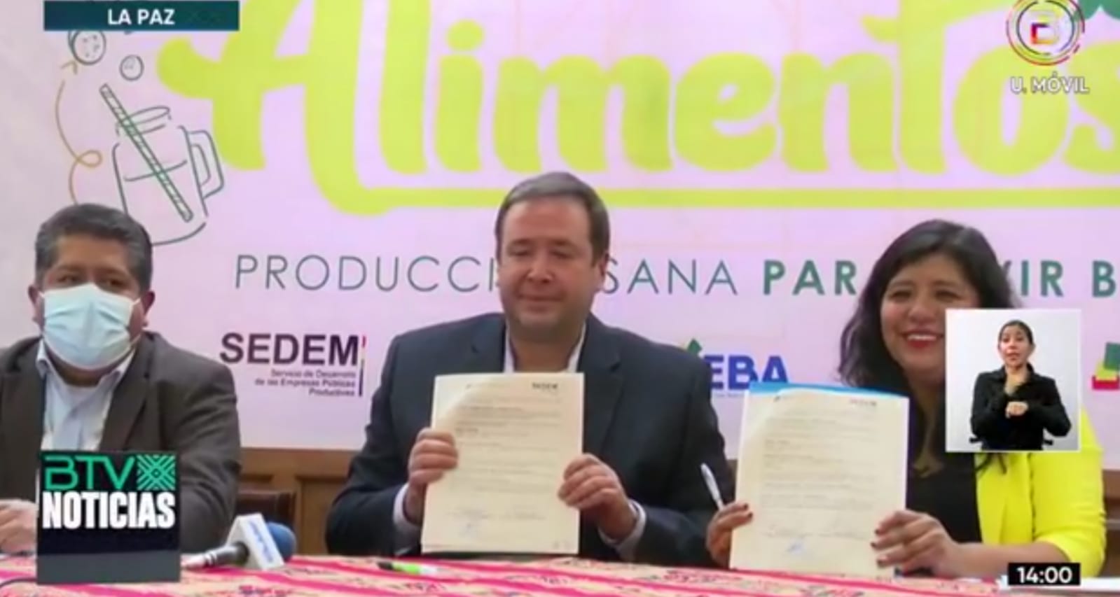 El Sedem y la Compañía Cervecera firman convenio para la compraventa de botellas de Envibol