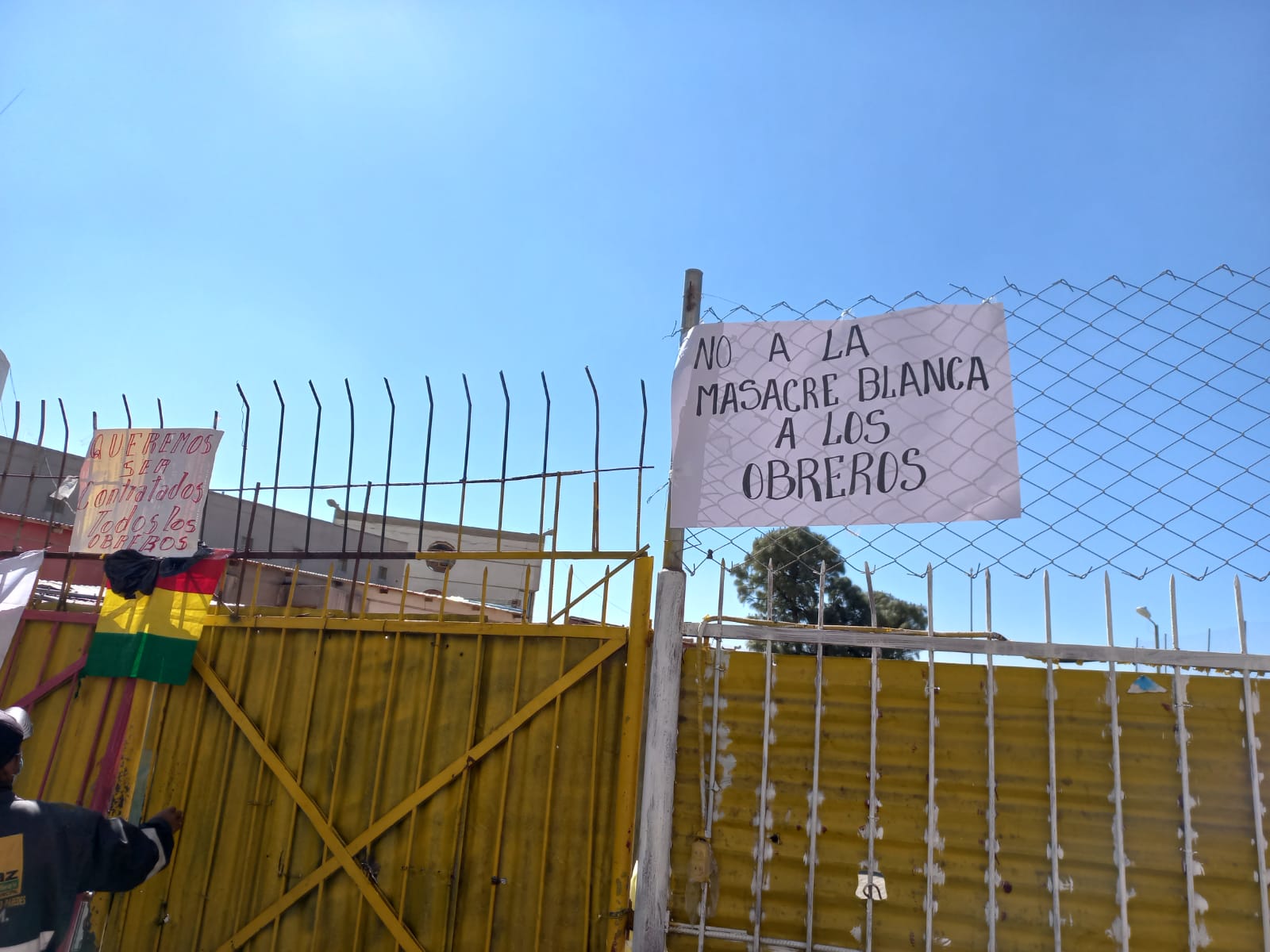 Obreros denuncian “masacre blanca” en la Subalcaldía de Max Paredes de La Paz