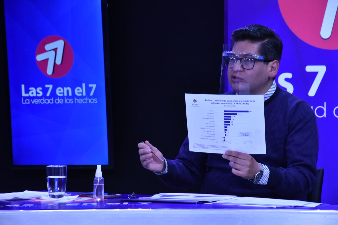Ministro Montenegro: La economía boliviana “está resurgiendo”