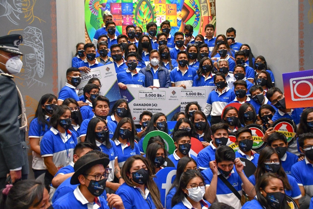 Gobierno articuló a la juventud y a la producción a través del programa “Bolivia C-reActiva” en 2021