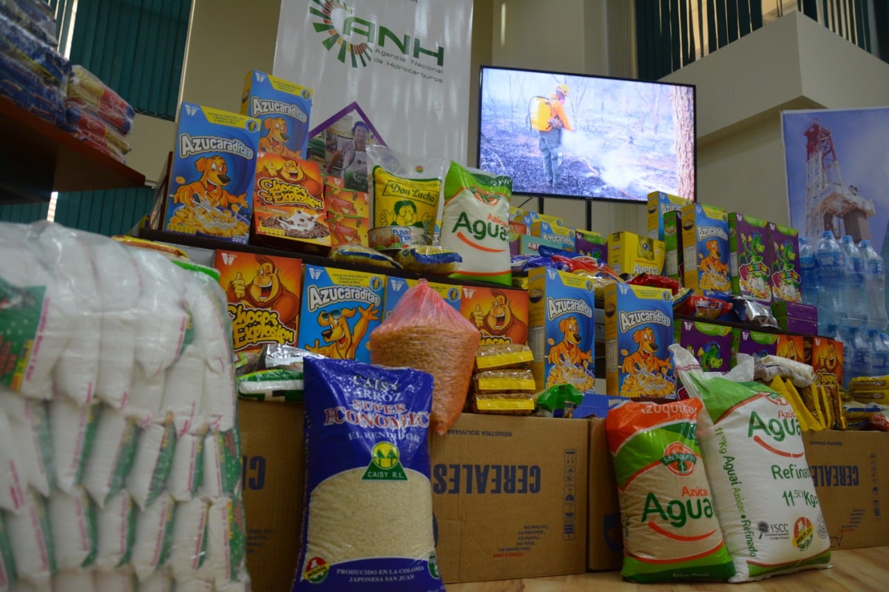 Presidente saluda apertura de centros de acopio de ayuda humanitaria para pueblos afectados por incendios en Santa Cruz