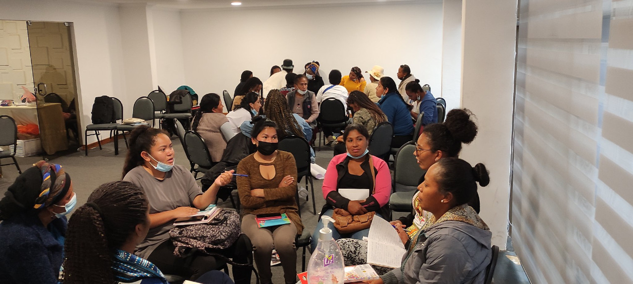 Ministra de la Presidencia inaugura encuentro de mujeres afrobolivianas y pide agenda para erradicar el patriarcado