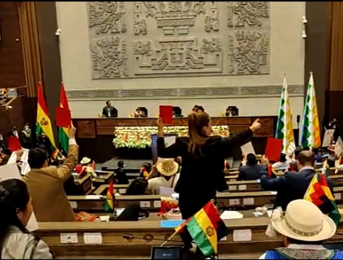 Opositores concluyen la gestión 2021 entre “chacota, insultos, golpes y gritos”