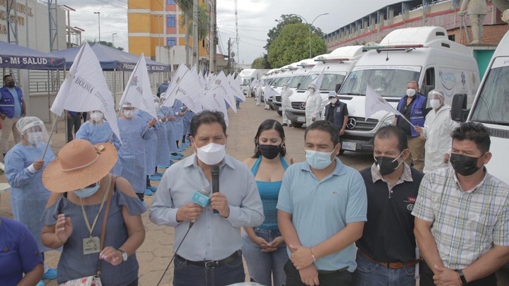 Cobija: despliegan brigadas médicas que realizarán diagnóstico, tratamiento y vacunación ante cuarta ola de COVID-19