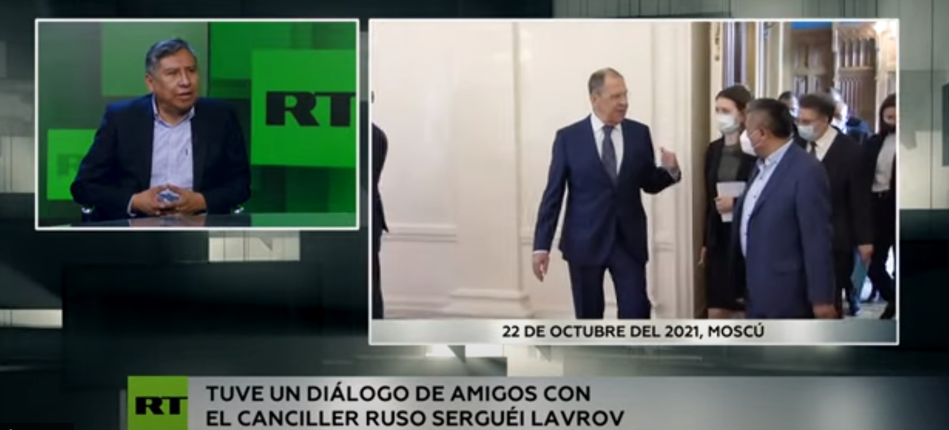 Canciller: Rusia está predispuesta a apoyar para que en Bolivia se produzcan vacunas Sputnik V contra el COVID-19