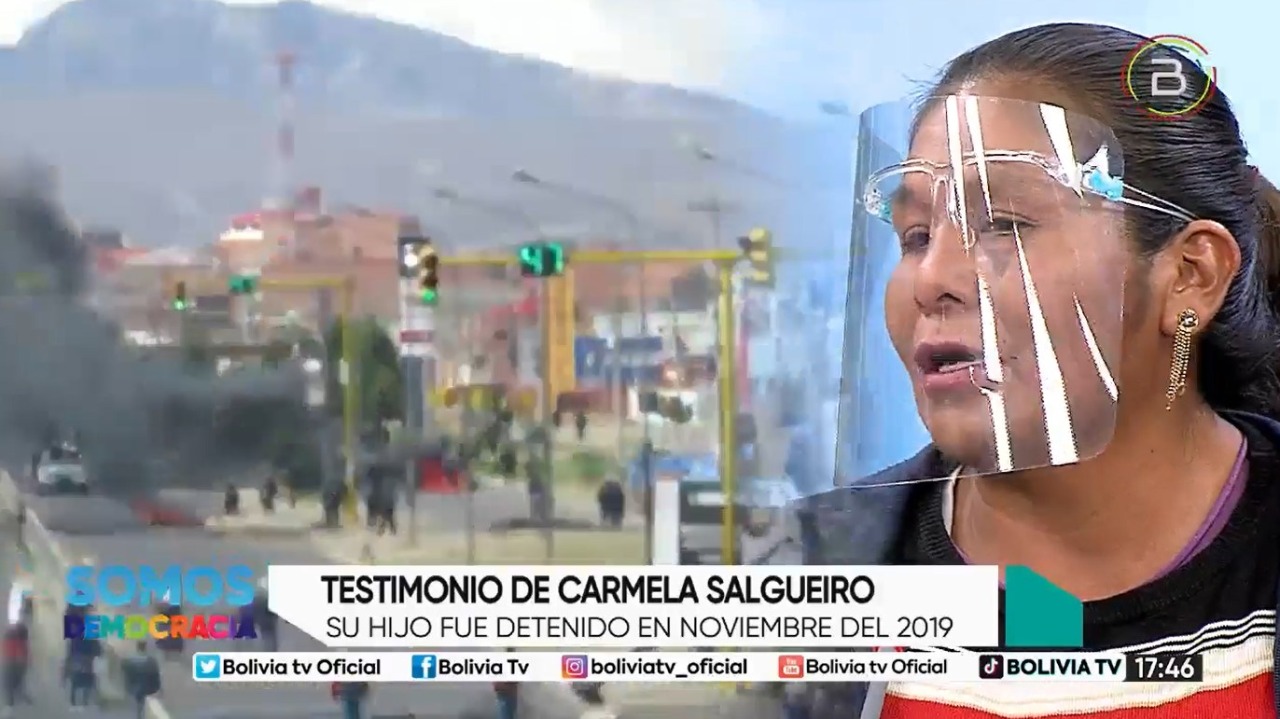 Madre de joven torturado y detenido en El Alto exige justicia por vulneración de derechos durante golpe de Estado de 2019