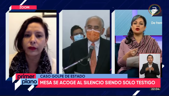 Asesora del Ministerio de Justicia: Carlos Mesa obstaculiza las investigaciones sobre el golpe de Estado de 2019