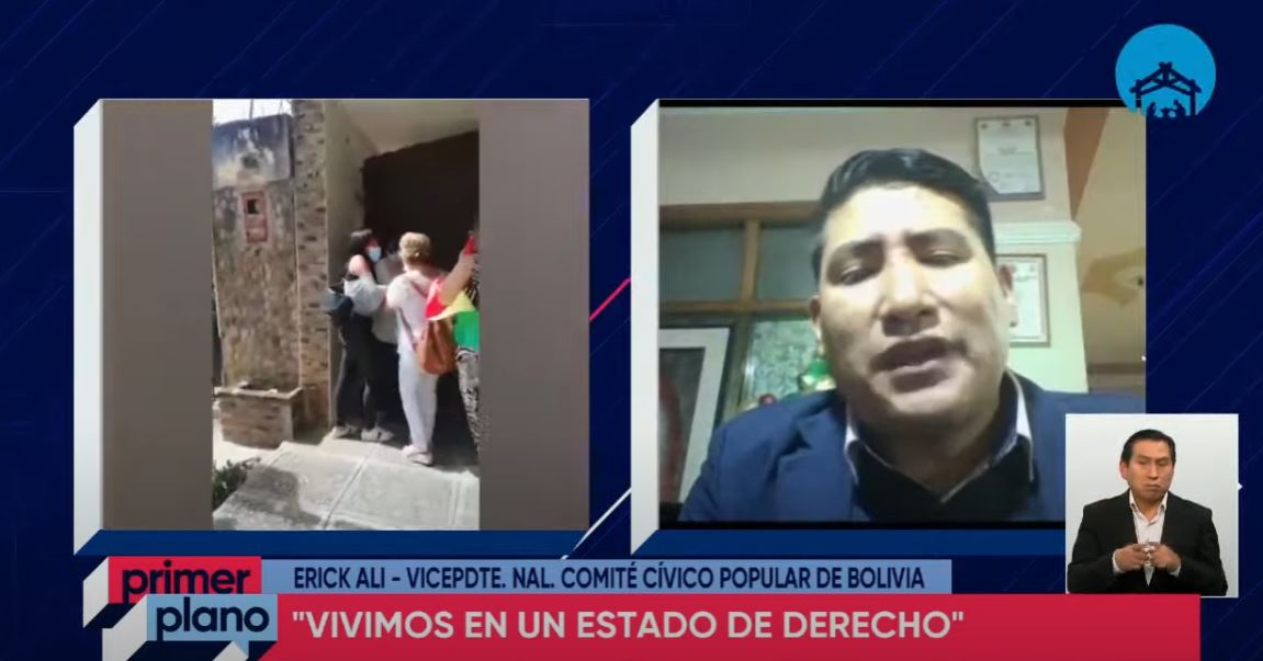 Comité cívico popular identifica como agresores a la Unión Juvenil Cruceñista y a los afines a Rómulo Calvo