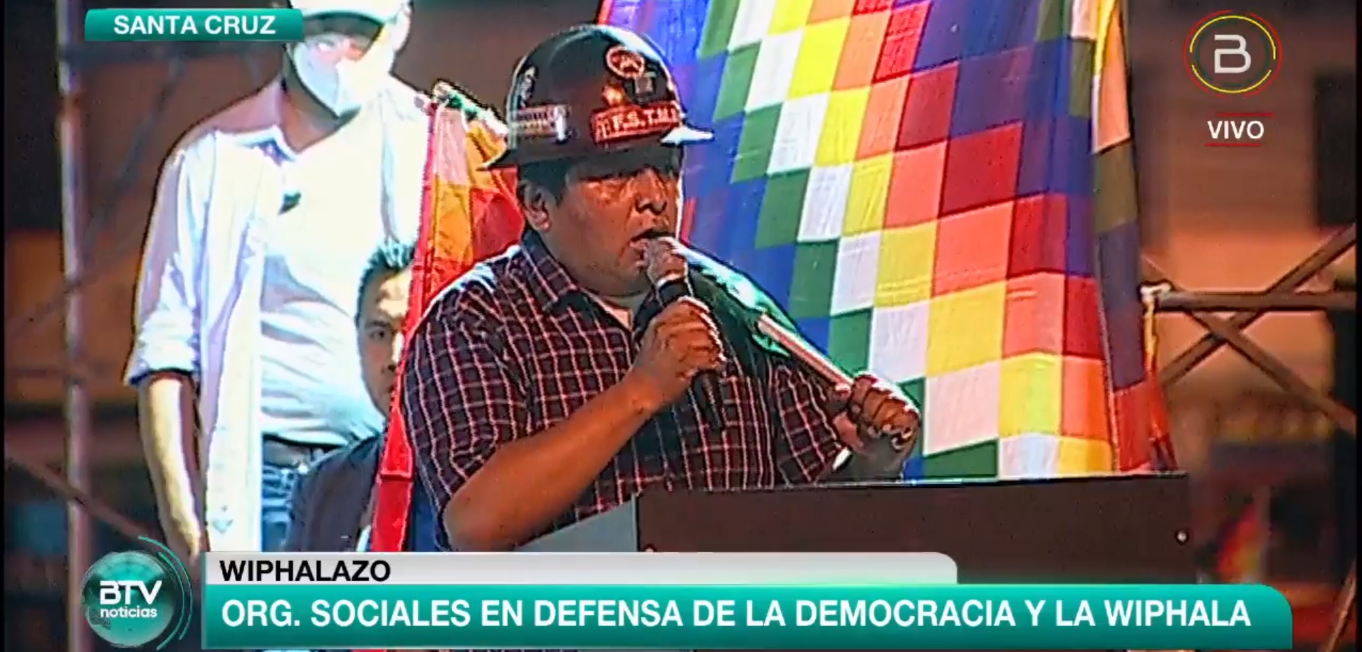 COB en Santa Cruz: “No vamos a permitir más golpes, no vamos a permitir más desestabilización”