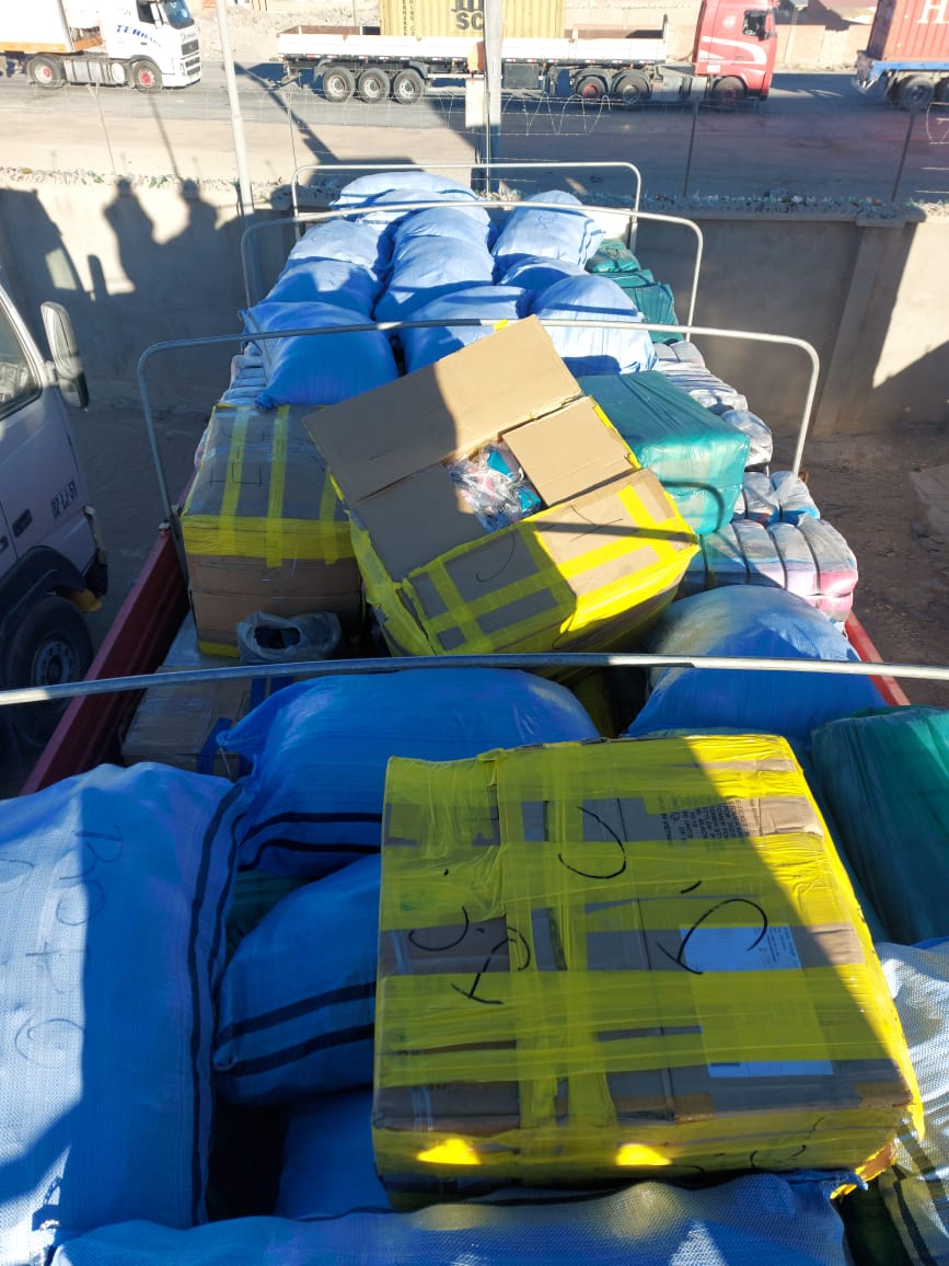 Aduana reporta comiso de mercadería de contrabando por un valor de Bs 3,5 millones en cuatro regiones