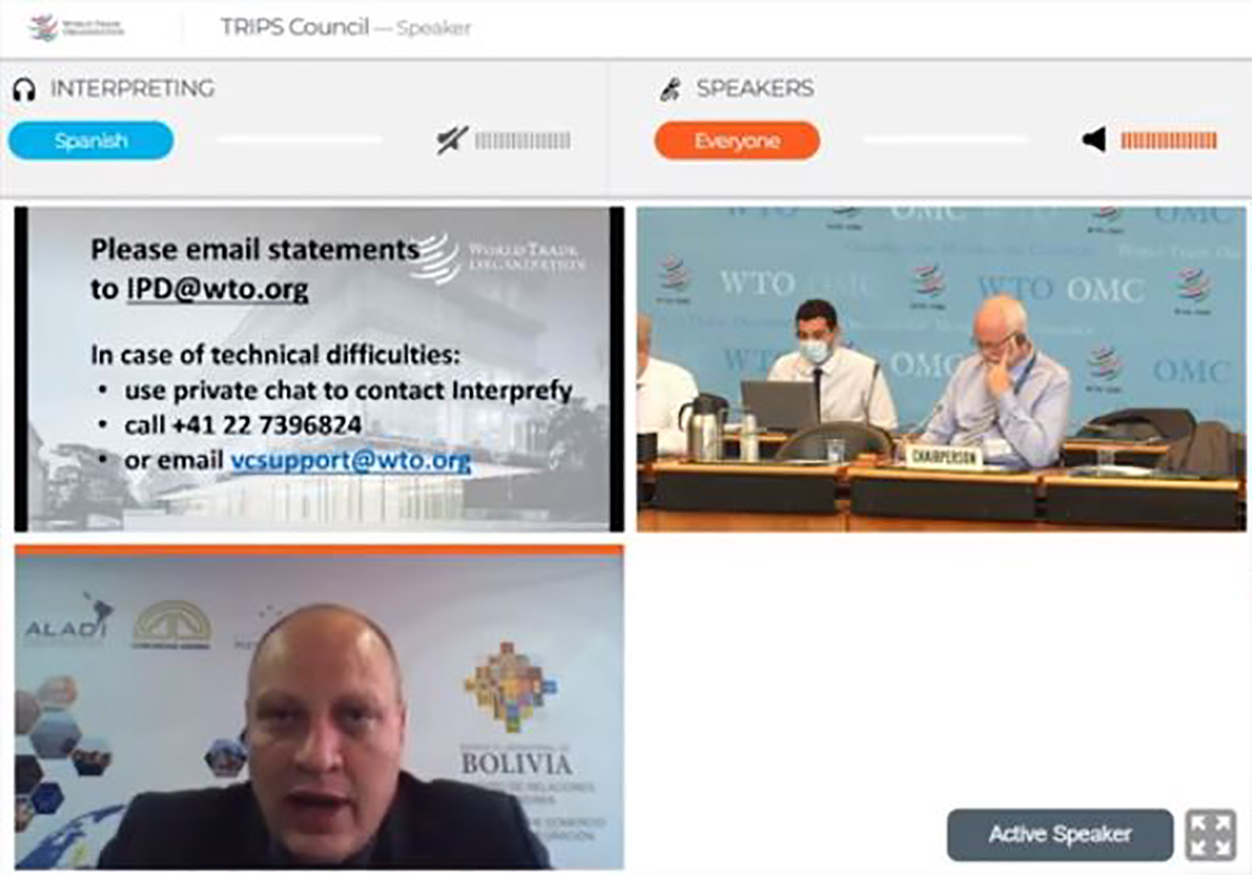 Liberación de patentes: Bolivia da otro paso y plantea trabajar un texto consensuado