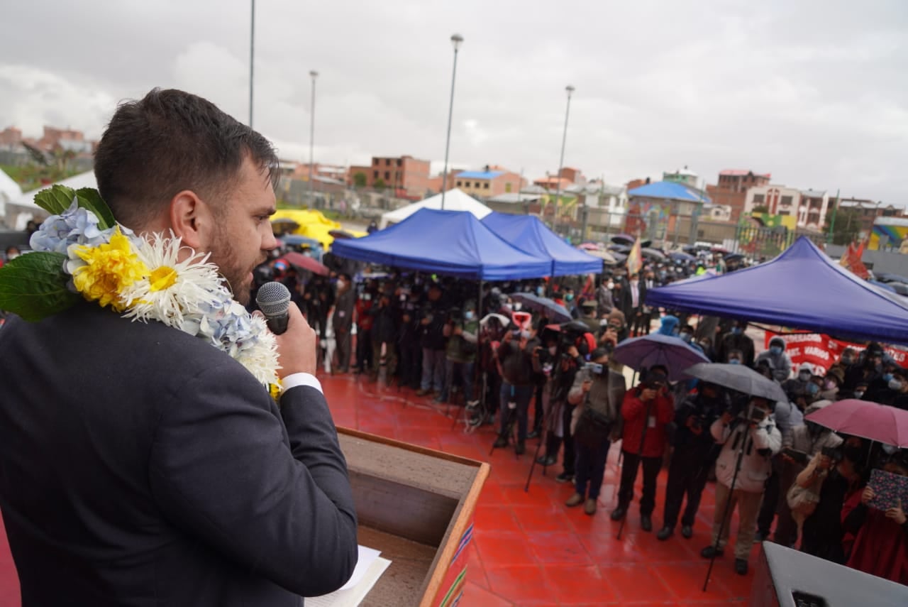 Gobierno destina Bs 91 millones para fortalecer la seguridad ciudadana en El Alto