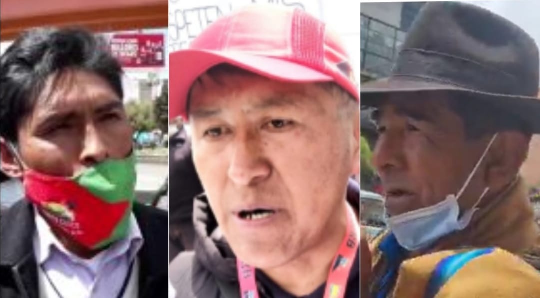 Tres dirigentes antivacunas que amenazan con bloqueo, recibieron las dosis del inmunizante