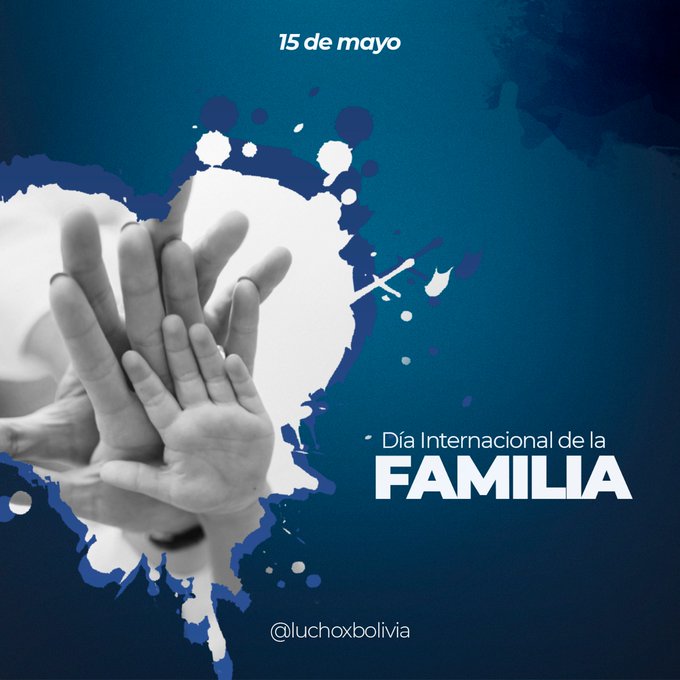 Presidente Arce conmemora el Día Internacional de la Familia