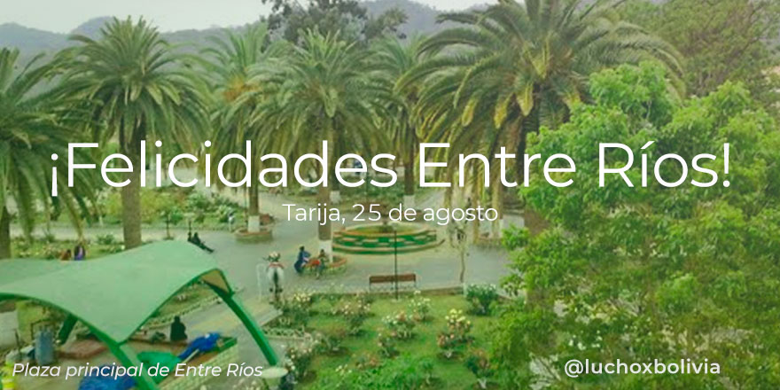 Presidente saluda al municipio de San Luis de Entre Ríos en su aniversario