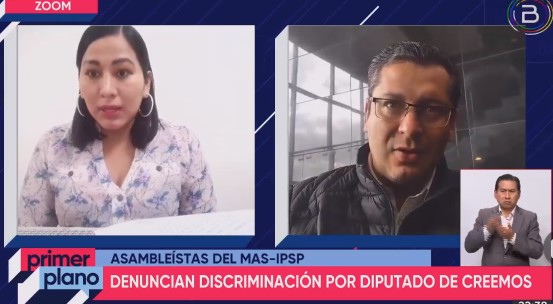 Piden sanción severa para el legislador Egüez de Creemos por declaraciones ofensivas y discriminatorias contra diputadas del MAS