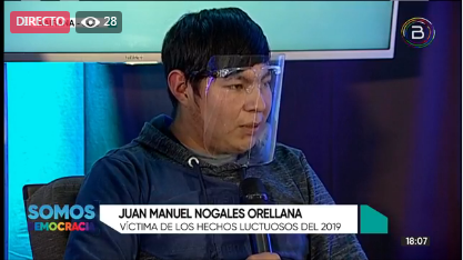 Juan Nogales, herido en Mairana: “Pido justicia, no puedo gozar de una vida tranquila”
