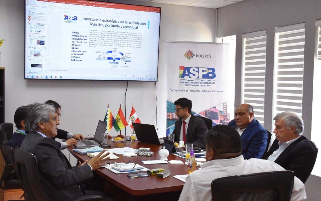 Peruana Enapu presenta a la ASP-B propuesta para facilitar el transporte marítimo