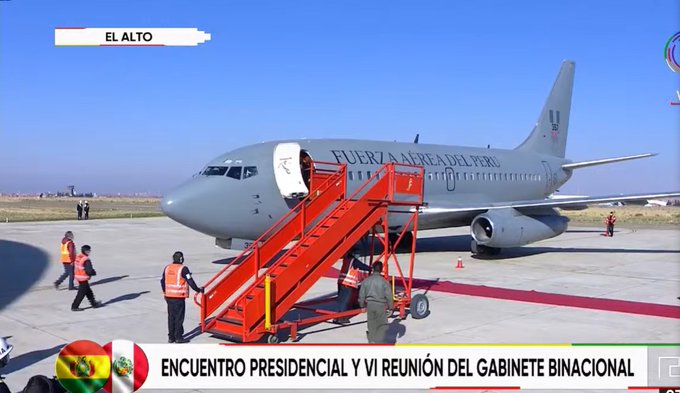 Arriba a Bolivia el presidente de Perú, Pedro Castillo, para sostener reuniones dentro del VI Gabinete Binacional (adelanto)