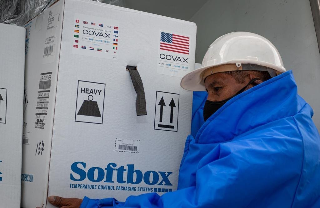 Cancillería: Bolivia recibe más de 1,3 millones de dosis de la vacuna Pfizer