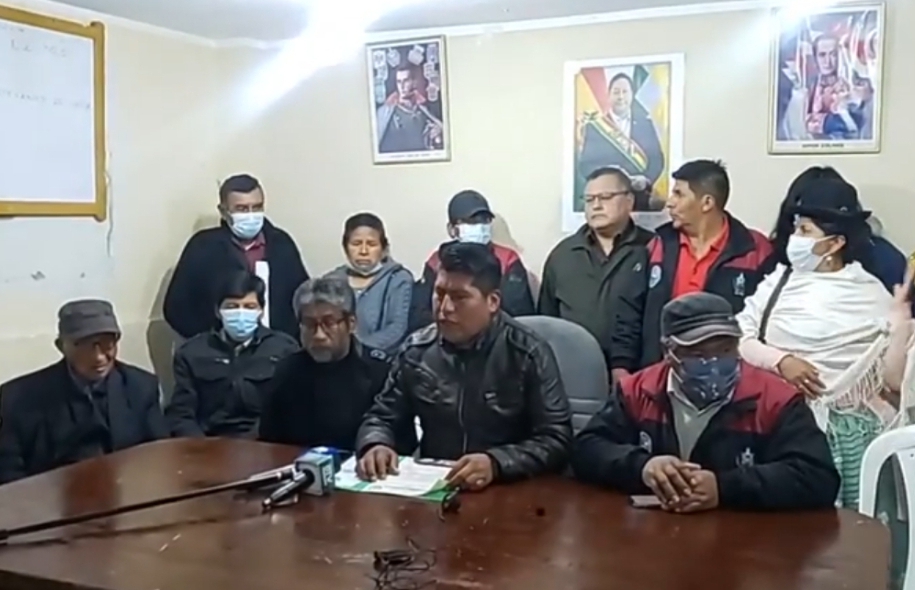 Federación de Juntas Vecinales de La Paz desconoce reunión de la Asamblea de la Paceñidad convocada por Arias