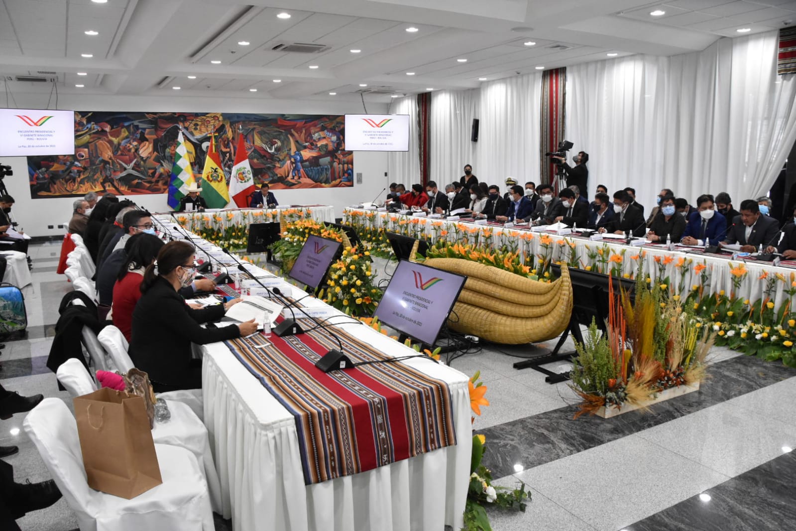 Instalan VI Reunión del Gabinete Ministerial Binacional de Bolivia y Perú para fortalecer las relaciones bilaterales (amplia)