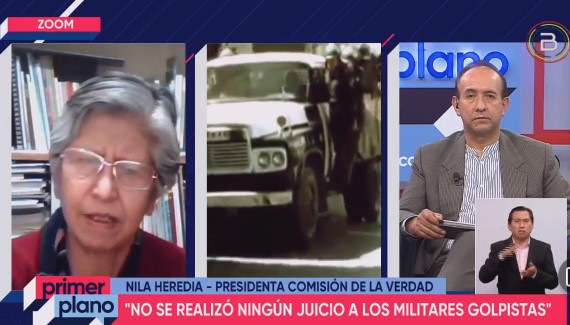 Presidenta de la Comisión de la Verdad pide al Estado que proceda con los juicios de responsabilidades por las dictaduras