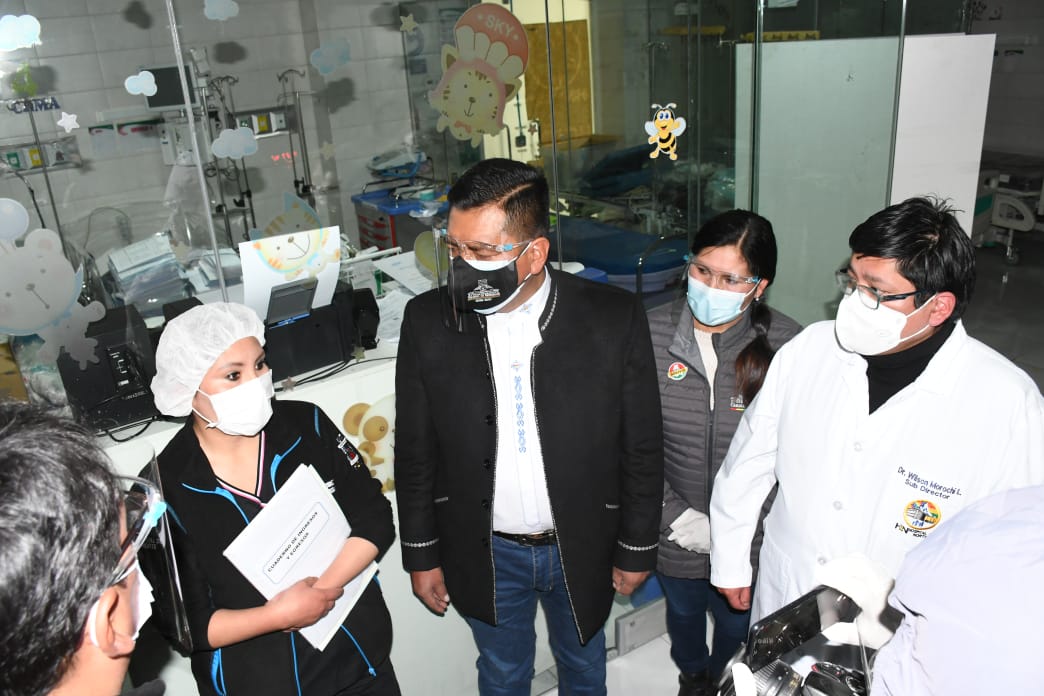 Diputados realizan inspección al Hospital del Norte de la ciudad de El Alto