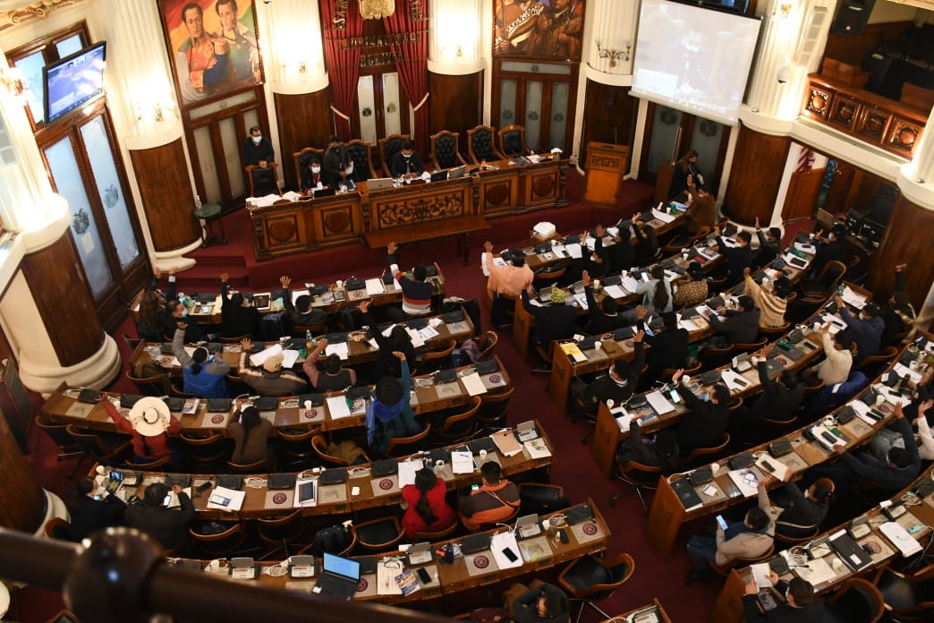 Cámara de Diputados aprueba el proyecto de Ley de carrera de generales y de ascensos de la Policía Boliviana